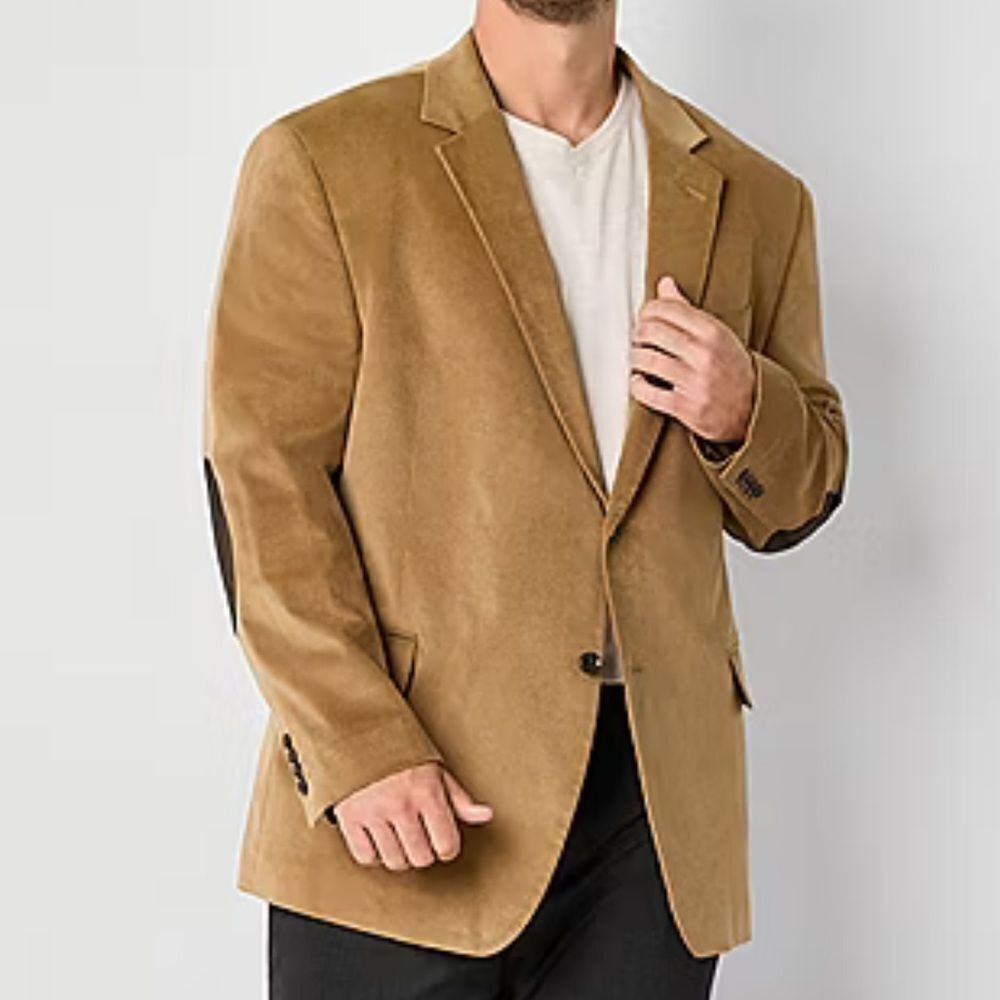 Stafford Big & Tall Corduroy Stretch Fabric Sport Coat- Size 48 Long